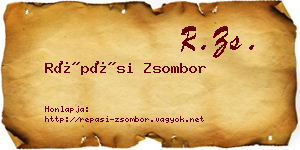 Répási Zsombor névjegykártya